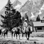 Pack train. Photograph by Harrison Crandall.
